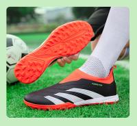 Zapatos De Fútbol Para Hombre TF/FG Uso Interior Botas De Campo Profesionales Entrenamiento Deportivo Suela De Goma Transpirables Talla True - details 35