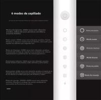 Brauseador Eléctrico Ultrasonido Automático Inteligente Para Adultos Cepillo De Dientes Con Múltiples Modos De Limpieza Impermeable Fácil De Transportar Con Cepillo Suave De Piel De Oveja Ultra Fina - details 9