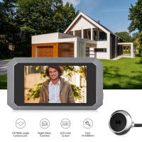 Cámara Peephole Digital 2MP Para Puerta De Apartamento Pantalla LCD Color Infrarrojo 1080P Visor Peephole De 120 Grados - details 3
