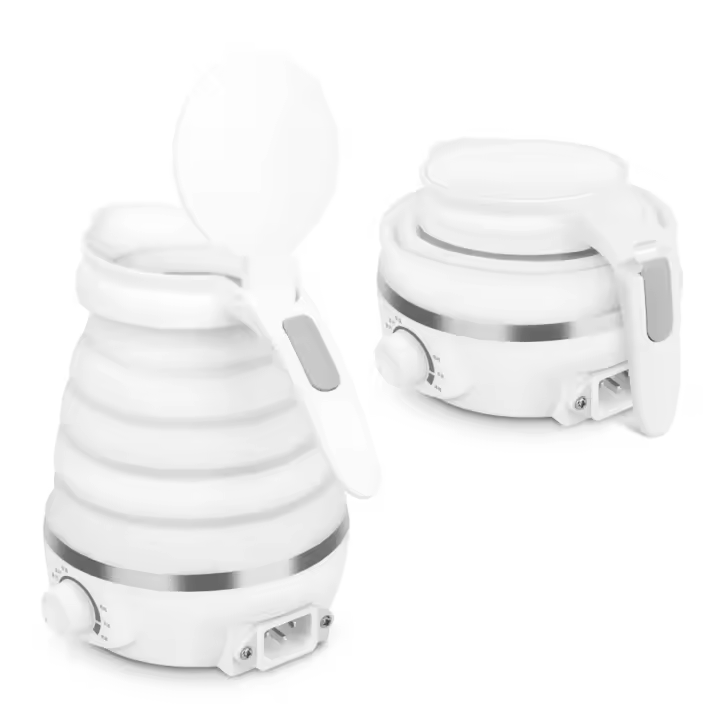 Hervidor De Agua Plegable Para Viaje 304 Acero Inoxidable Botella De Leche Para Bebé Portátil a Prueba De Fugas Y Comprimible - 1