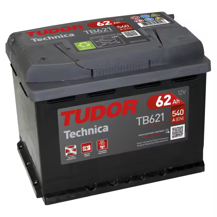 Batería Tudor TB621 62.1 H5R - Alta Capacidad - 1