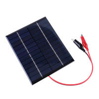 Panel Solar Portátil 5W 12V Mini modulo Solar Impermeable Para Cargador De Lámpara Ventilador Bomba Panel Solar De Polícrystalino Epoxy - details 2