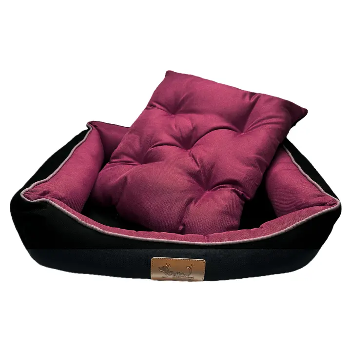 AKASA - Cama para perros transpirable y comodos, Cama para mascotas super suave con Cojín Rellena de Fibra Hueca desmontable y lavable. - 1