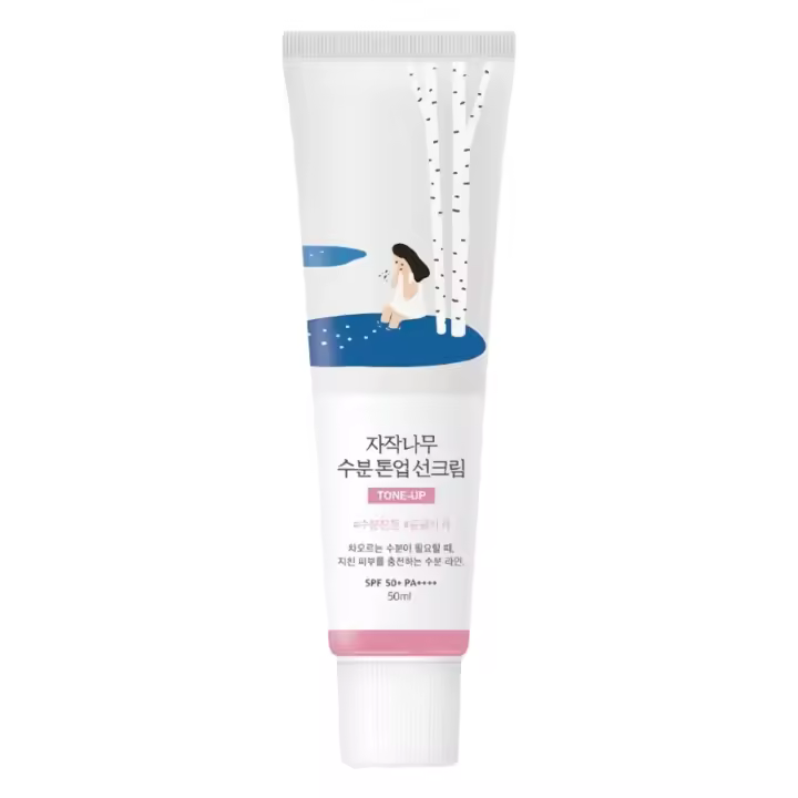 Round Lab Crema Solar Hidratante con Color Birch Juice Moisturizing Tone-Up Sun Screen SPF 50+ PA++++ - 1
