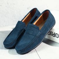 Zapatos Casuales Para Hombre De Cuero De Alta Calidad Mocasines Con Cordones Tamaño 38-47 Diez Colores Slip-on Zapatos De Conducción Moda Transpirables Y Massajeados - details 51