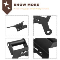 Soporte Ajustable Para Navegación De Motocicleta CNC Porta Teléfono Móvil GPS Para YAMAHA XMAX300 2022 2023 2024 Acero Inoxidable Negro - details 5