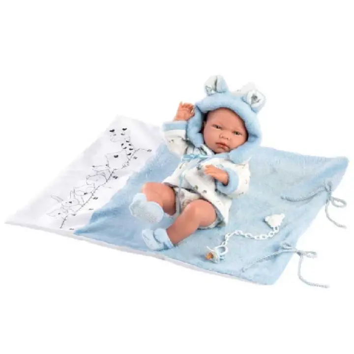 Muñeco Bebé Nico RN Baño Newborn - cuerpo de Vinyl Llorens - 1