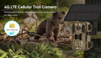 Cámara de caza solar - Batería de 7800 mAh Cámara de rastreo 2K 14MP Gran angular de 120° con visión nocturna de 940 nm y SIM/APP 4G - details 6