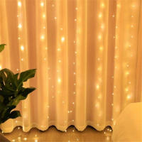 Luces De Garland LED Para Cortina Con Control Remoto USB 8 Modos Decoración De Navidad Para Casa Dormitorio Bodas Año Nuevo 2026 - details 10