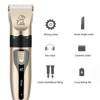Profesional Cat Dog Hair Clipper Grooming Kit Recargable Pet Hair Trimmer Shaver Set Animales Máquina de Corte de Palo de Bajo Ruido - details 4