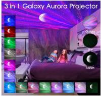 Proyector Estrellas, 14 Modos Proyector Galaxia Aurora Boreal, Luz Nocturna Infantil con 5 Ruido Blanco, Lampara Techo Infantil, Luces Led Decoracion Habitacion, Regalos Para Niños y Adultos ( Envase Roto ) - details 3
