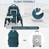 Mochila De Viaje Para Hombres Y Mujeres Impermeable Con Portátil Para Negocios Bolsa De Mano Para Universidad Mochila De Mano Para Cabin Wizzair 40x30x20 - details 3