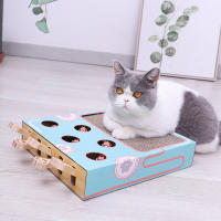 Juguete Interactivo Para Gatos Caixa Juego De Laberinto Educativo Con Ratoncillos Divertido Y Desafiante Con Rascador 3 En 1 - details 9