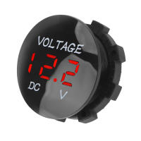 Mini Voltímetro Digital DC 12V-24V Con Pantalla LED Para Coche Auto Motocicleta Barco ATV Camión Accesorios De Refit Impermeable - details 15