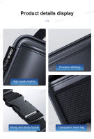 Organizador De Maletero De Coche SEAMETAL Bolsa De Almacenamiento Para Asiento Trasero Con Gancho Y Enchufe PU Resistente Al Desgaste Para SUV/MPV/Truck Negro Con 4 Bolsillos Y Soporte Para Paraguas - details 17