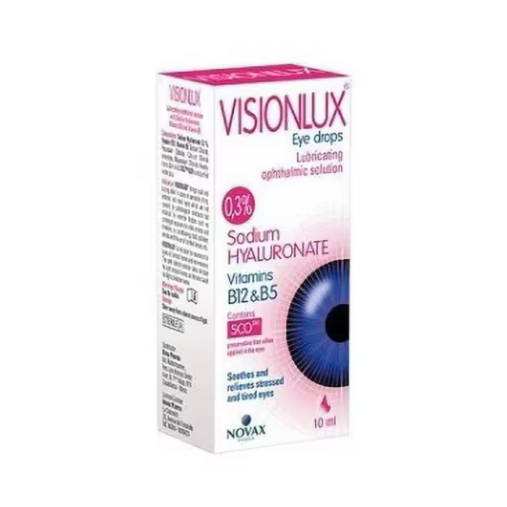 Llorens Visionlux Plus Gotas Oftálmicas 10 Ml - Hidratación Duradera para el Cuidado de los Ojos - 1