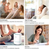 Ambientadores 360 - Humidificador de Esencia y Difusor de Aroma con Luz LED Ambar Perfums + Esencia 50 ml. a Elegir - Aromaterapia - Ideal para Hogar, Oficina y Dormitorio - details 2