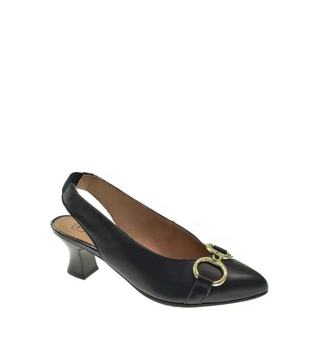 PITILLOS Zapato Tacon en piel medio de 6.5cm - 1
