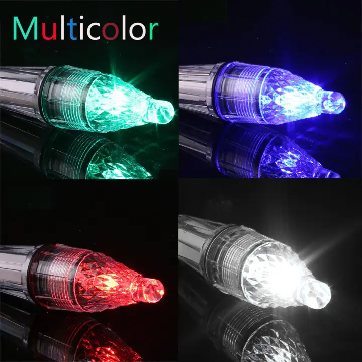 5pcs Luz LED Para Pesca Submarina Profunda 12cm 17cm Lanzamiento De Calamares Y Sardinas Accesorios De Pesca 0-300M - 1