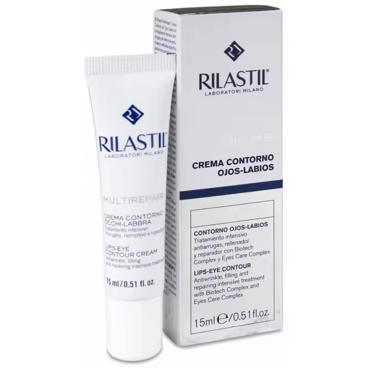 Rilastil Multirepair Contorno De Ojos Y Labios, 15 Ml - 1
