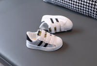 Zapatillas Infantiles Antideslizantes Blancas Para Niños Y Niñas Con Hebilla Cierre Transpirables Zapatos Casuales Para Bebés Y Niños - details 8