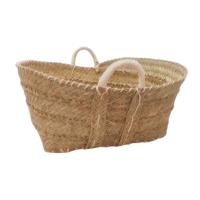 Leñero Grande Esparto Natural Doble Asa  60 cm de Largo x 46 de Ancho x 37 cm de Alto, Cesto para Picnic , Elemento Decorativo - details 2