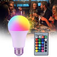 Bombilla LED Inteligente E27 220V RGB Cambio De Color 16 Colores Control Remoto 8M Iluminación Para Hogar Decoración De Fiesta - details 7