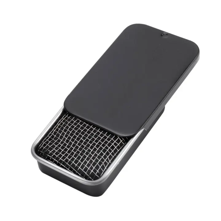 Estufa De Camping Mini De Acero Inoxidable Portátil Y Ligera Para Combustible Sólido Alquitrán Cocina Exterior - 1
