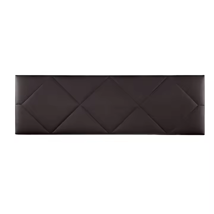 Häusbed Confort SL - Cabecero de Cama SPYGA Tapizado Polipiel Chocolate - 1