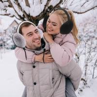 Calentadores de orejas de invierno plegables y cálidos para exteriores - details 3