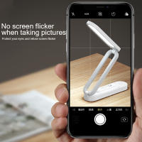 Lámpara De Mesa LED Plegable Protección Ocular 3 Niveles De Encendido Iluminación De Mesa Luz Nocturna Para Cama Y Dormitorio Recargable Moderna - details 8