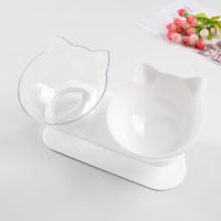 Tazón De Gato Doble Elevado Antideslizante Alimentación De Agua Con Soporte Inclinado Para Pequeños Perros Y Gatos Bebés Suministros De Bebida - details 5