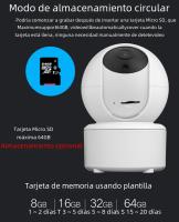 Cámara PTZ WIFI De Seguridad Con Visión Nocturna Y Seguimiento Automático CCTV IP Para Hogar Inteligente ICSEE 2 MP 4X Zoom Digital - details 8