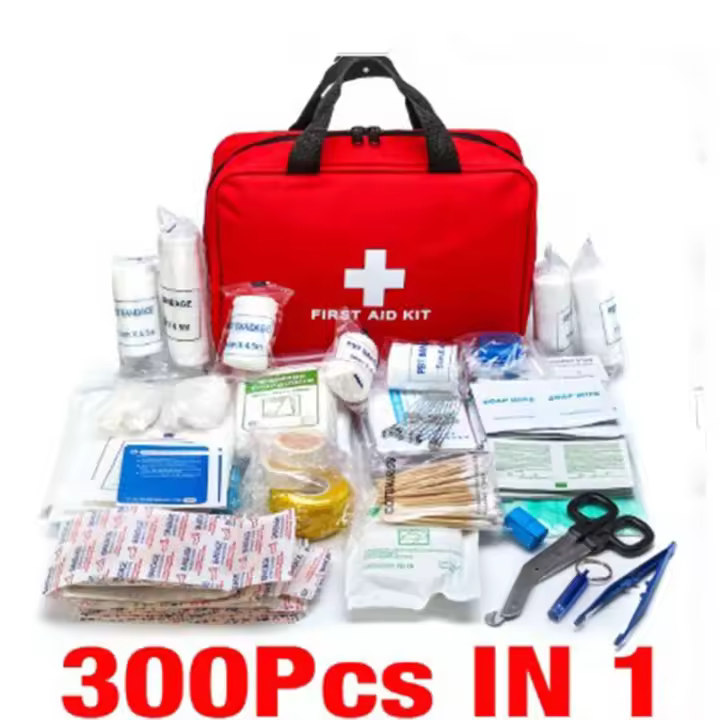 Bolsa de emergencia para botiquín de primeros auxilios completo de 300 piezas para botiquín de primeros auxilios SOS - 1