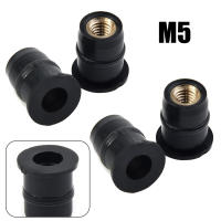 Juego De 4 Piezas De Tornillos Para Parabrisas De Motocicleta 5mm Con Goma Montaje Fácil M5 Accesorios Para Motocicleta - details 0