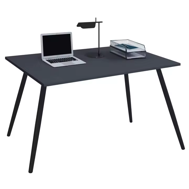 Schreibtisch Computertisch Bürotisch Skandanivischer Retro Look Salia 110x80 cm - 1