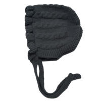 Gorro De Punto Para Bebés Niñas Invierno Con Volante Y Protección De Orejas Ajustable Y Grueso Gorro De Algodón Unisex Para Recién Nacidos Hasta 24 Meses - details 9