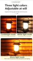 Lámpara De Camping Retro Portátil Lanternas Solares/Carga Tipo-C Luz De Emergencia Para Colgar En La Tienda De Acampar Y Escalada Al Aire Libre Jardín - details 5