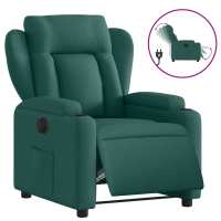 vidaXL Sillón reclinable eléctrico de tela Gris claro, Gris oscuro, Negro Sillon Dormitorio Sillon Comodos Silla Relax Sillón Sofá - details 3