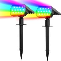 Luces De Punto Solar Exteriores 52 LED 3 Modos Luz De Escena Solar Impermeable IP65 Para Camino Jardín Y Paisaje - details 6