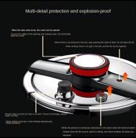 Olla a Presión de Acero Inoxidable – 3L / 4L / 6L / 8L, para Cocina Doméstica y Profesional, Estilo Alemán - details 2