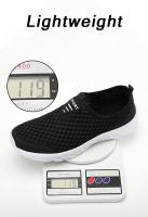 Zapatos Casuales Para Hombre Transpirables Tenis Ligeros De Vulcanización Malla Suave Talla Grande Antideslizantes Planos - details 0