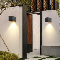 Lámpara De Pared Exterior Impermeable LED Para Decoración Del Hogar Jardín Veranda Y Escaleras Luminaire Facade Luz Exterior - details 26
