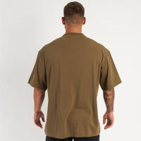 Camiseta Casual Para Hombre Algodón Manga Corta Verano Fitness Running Deporte Entrenamiento Camiseta Sólida Top Maletero - details 21