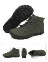 Botas De Invierno Para Hombres Y Mujeres Con Piel Cálida Antideslizantes Resistentes Al Agua Talla Grande Zapatillas Casuales Para Exterior Y Senderismo - details 19