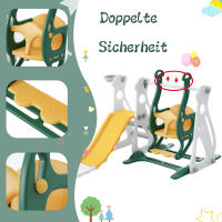 Tobogán infantil con columpio, tobogán infantil 4 en 1, tobogán, escaleras, columpio, estructura de baloncesto, tobogán columpio para interior - details 3