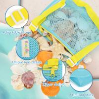 Bolsa de Playa de Malla para juguetes de Playa, Bolsa de Recolección de Conchitas para niños, bolsas de juguetes de Arena - details 0