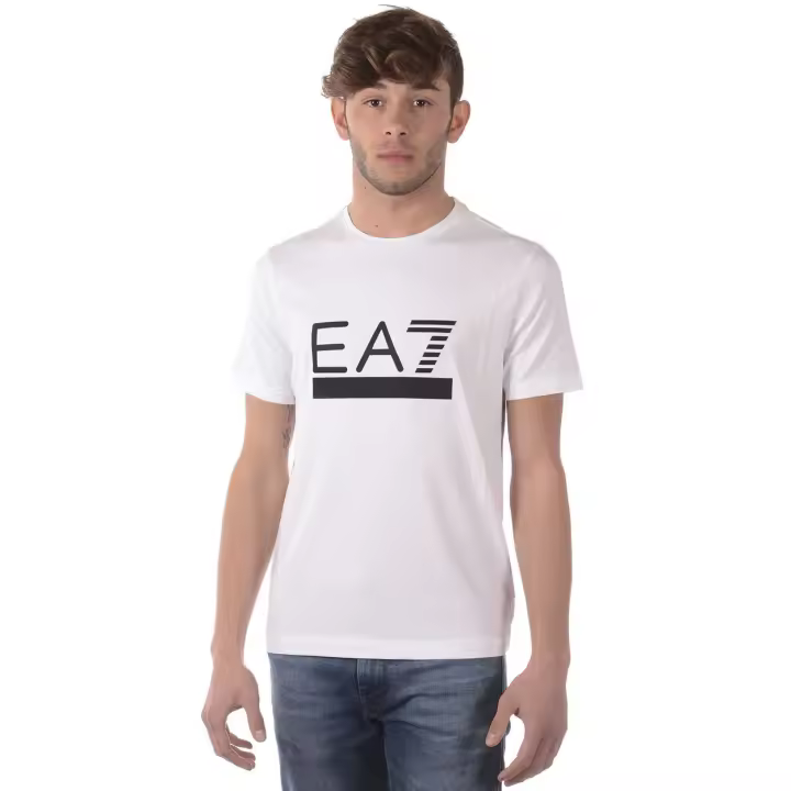 Emporio Armani EA7 Camiseta Algodon Hombre Blanco 3 ZPT42PJ18Z 1100 - 1
