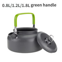 Kettle De Aluminio Portátil Para Camping 0.8L/1.1L/1.2L/1.6L/2L/2.5L Para Café Y Té Ideal Para Paseos Al Aire Libre Pesca Y Picnic - details 0