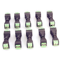 10Pcs Conector De Cable De Poder DC 5.5x2.1mm Macho + Hembra 12V Para Electrónica Y Componentes De Computadora - details 3